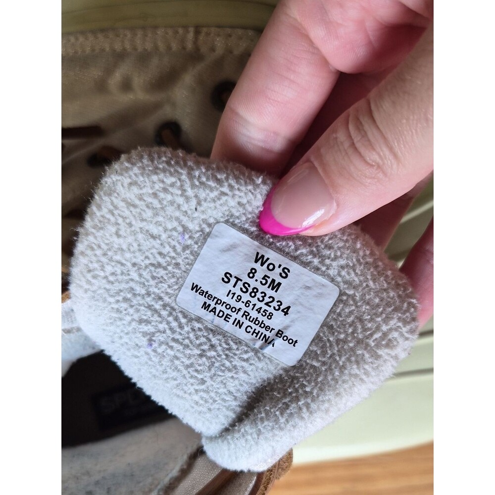 Sperry Women's Cream and Tan Boots - Picture 3 of 10